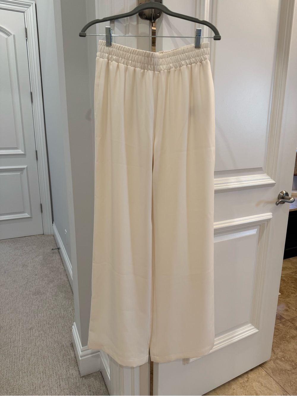 Kookai Coconut Milk Wide-Leg Pants. New with tags.